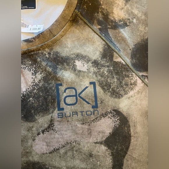 Burton AK helium crew long sleeve base layer victor camo - Picture 4 of 13